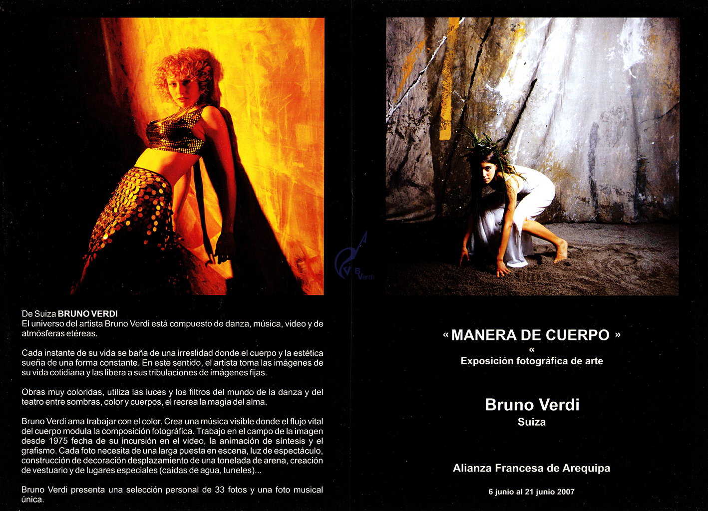 Création du programme de l&#039;exposition photographique &quot;Façon de Corps&quot; | Arequipa Lima Cusco Pérou | 2007-2008